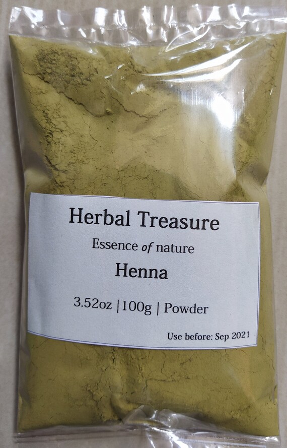 Organic Henna Powder For Hair color 100g / 3.52oz Etsy