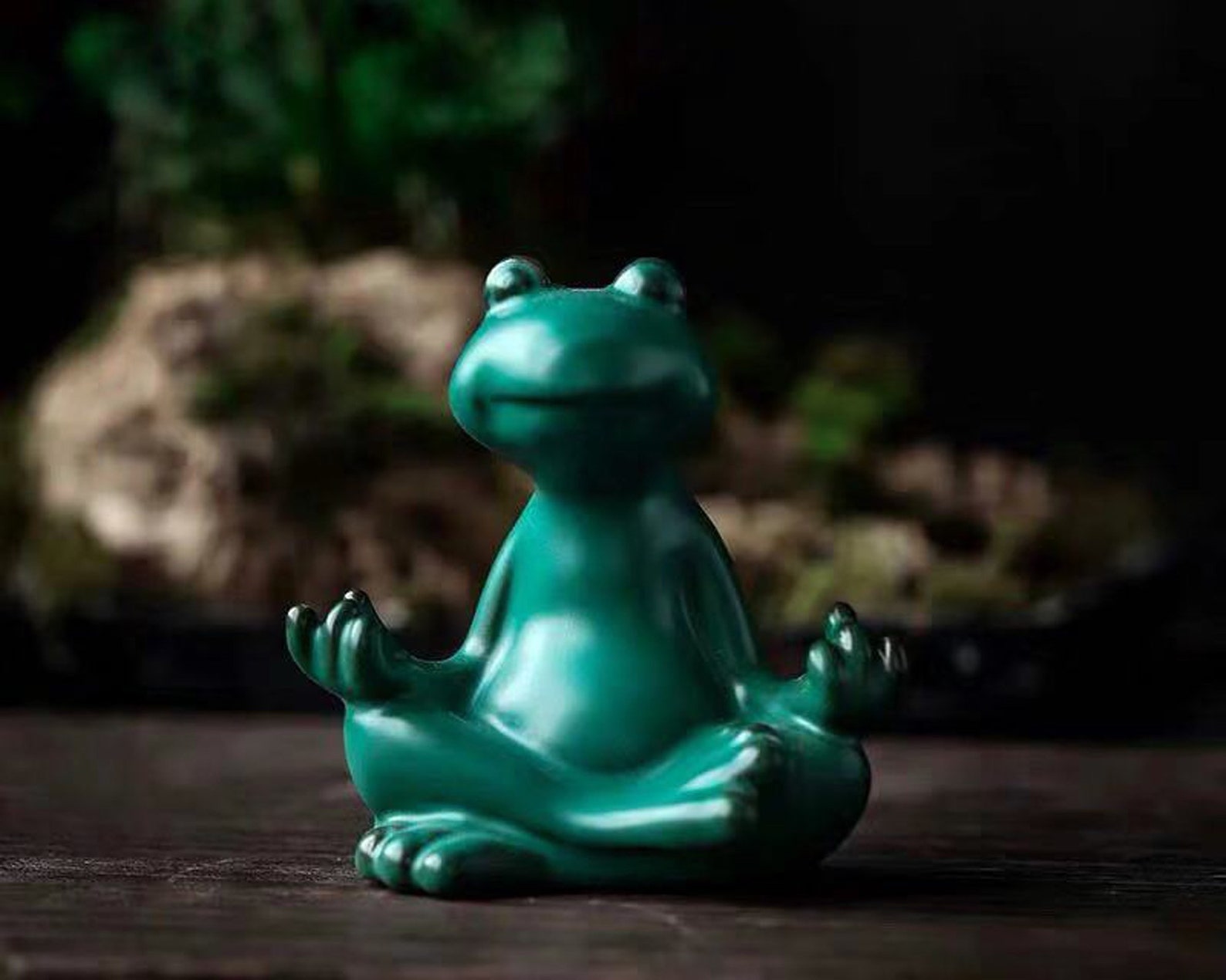 Cute Frog Meditation Frog Figurine Yoga Frog Gift Etsy Norway