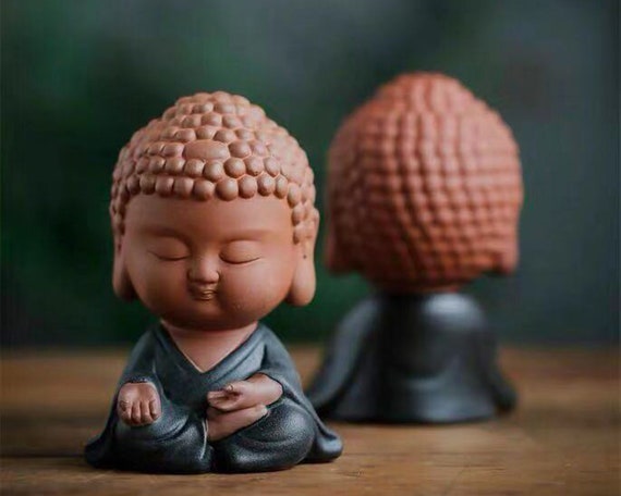 Small Buddha Statue Meditating Buddha Mindfullness Gift Etsy