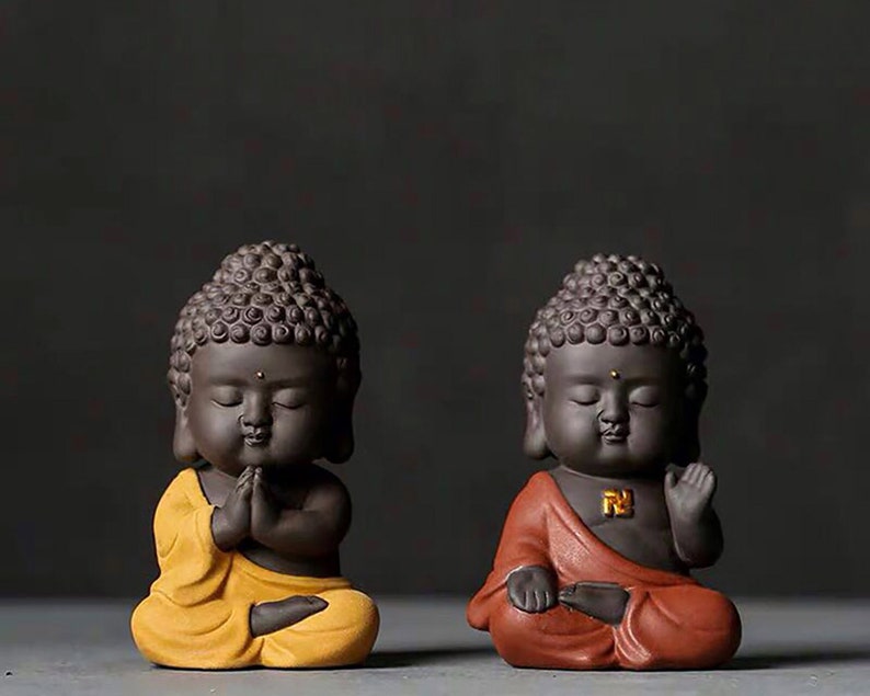 Small Buddha Statue Meditating Buddha Spiritual Gift Etsy