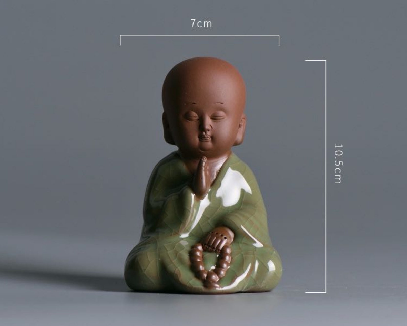 Ceramic Buddha Statue Meditating Buddhist Monks Zen Home Etsy Norway