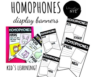 Vocabulary Banner Etsy