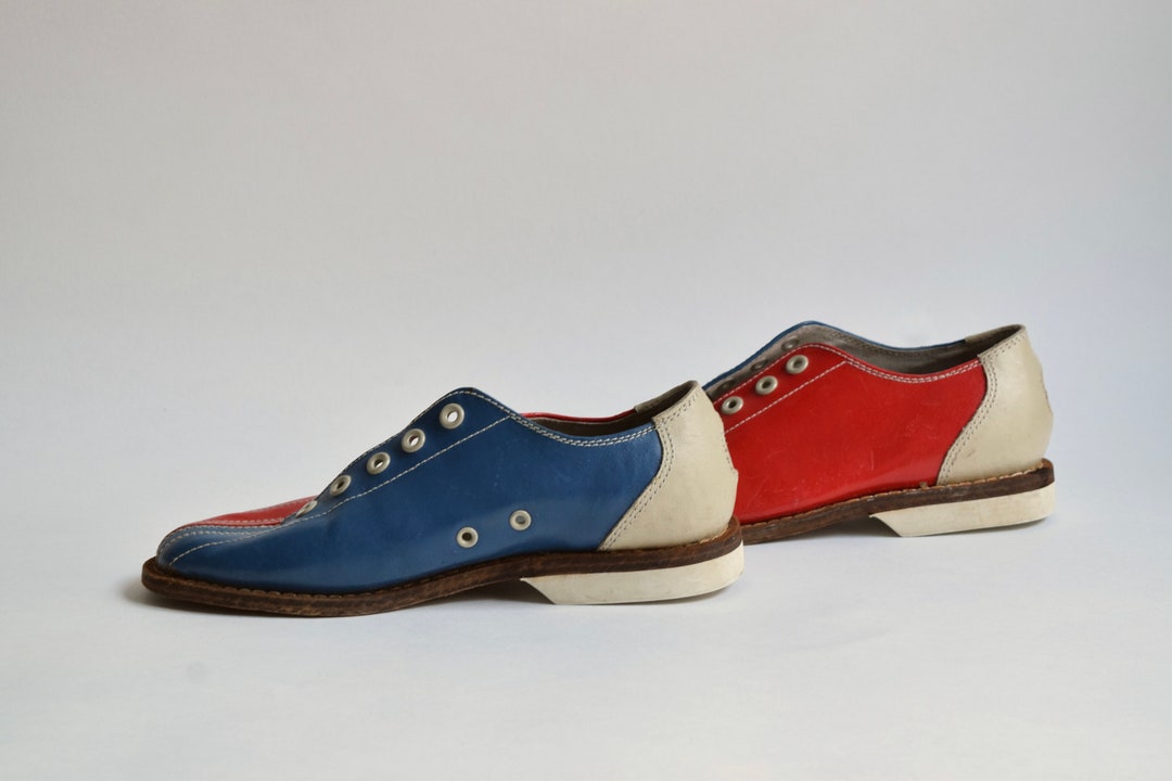 Vintage Bowling Shoes Children's Sports Shoes Leather Etsy