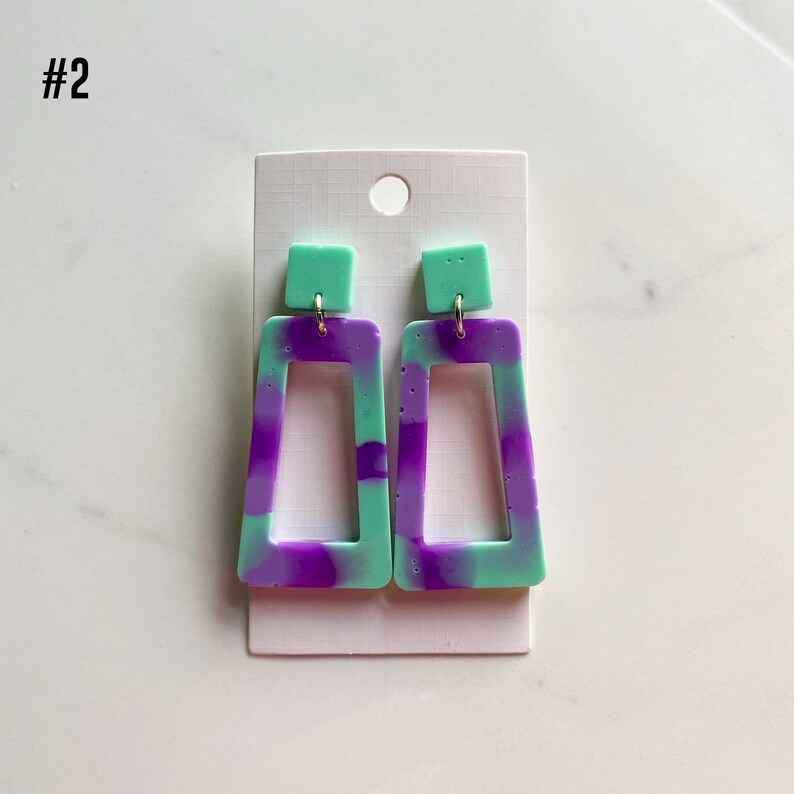 Resin Jewelry Resin Earrings Statement Jewelry 70s Resin Earrings Resin Statement Earrings 70s Earrings Epoxy Resin Stud Earrings