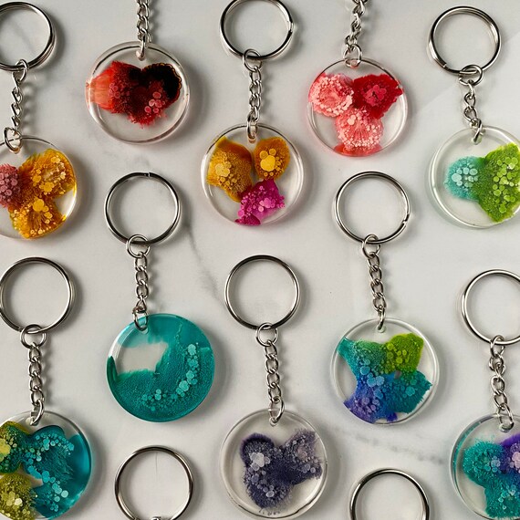 Rainbow Keychain, Rainbow Art, Fun Keychain, Rainbow Gifts