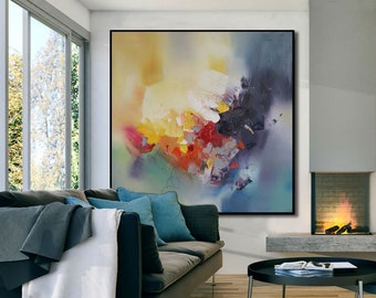 Large abstract painting, Original canvas painting, Modern original paintings, Handmade art, Contemporary wall art, Extra Large Abstract art
