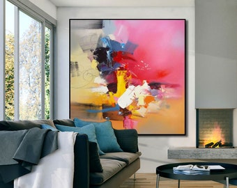Large abstract painting, Handmade art on canvas, Modern original paintings, Original canvas painting, Contemporary wall art, Abstract art
