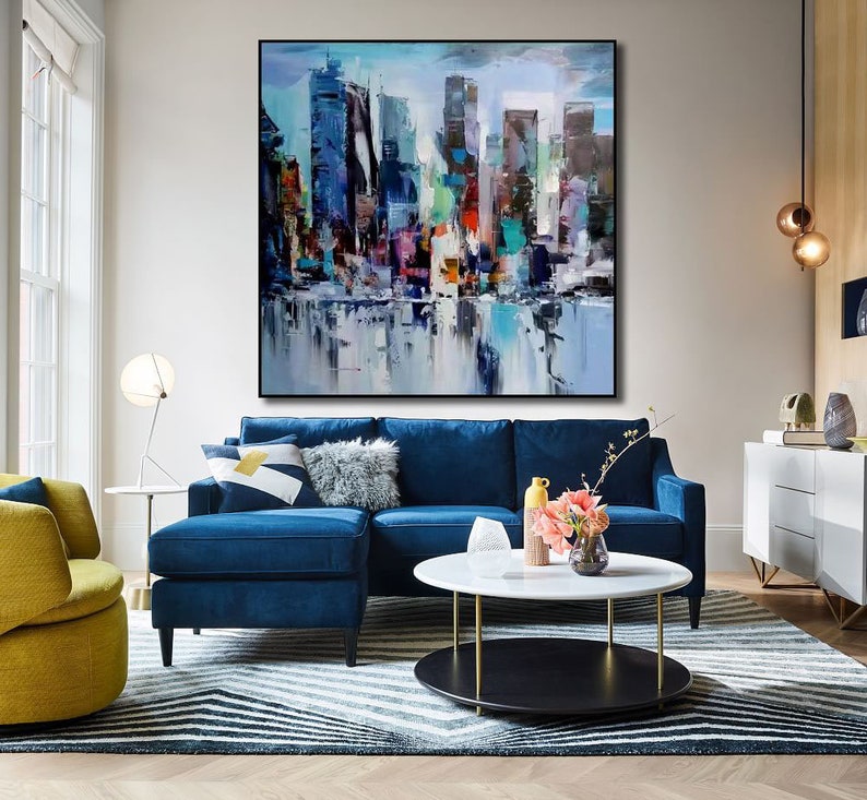 Modern original paintings, Contemporary wall art, Original canvas painting, Large abstract painting, Handmade art on canvas, Abstract art image 1