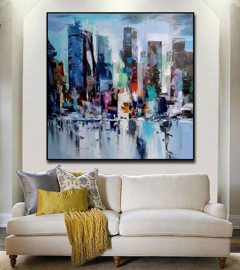 Modern original paintings, Contemporary wall art, Original canvas painting, Large abstract painting, Handmade art on canvas, Abstract art image 4