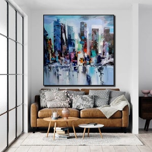 Modern original paintings, Contemporary wall art, Original canvas painting, Large abstract painting, Handmade art on canvas, Abstract art image 3
