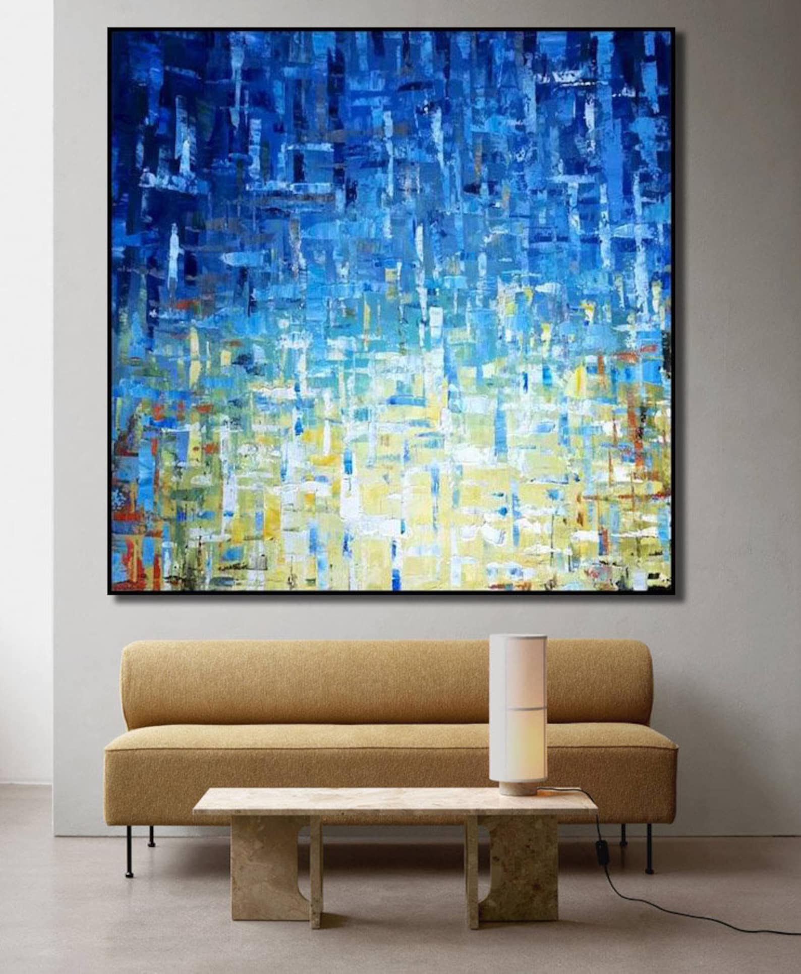 Large Abstract Painting Handmade Abstract Painting on Canvas Etsy
