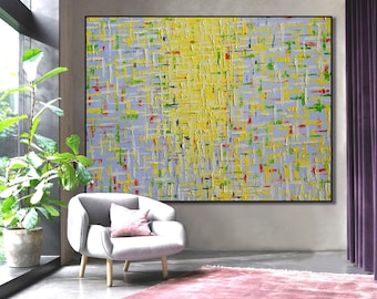 Pintura abstracta original, Pinturas originales modernas, Pintura abstracta grande, Arte mural contemporáneo, Pintura abstracta hecha a mano sobre lienzo