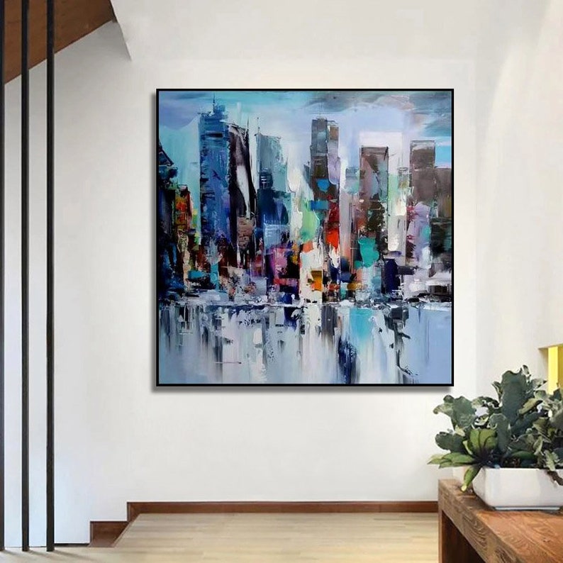 Modern original paintings, Contemporary wall art, Original canvas painting, Large abstract painting, Handmade art on canvas, Abstract art image 2