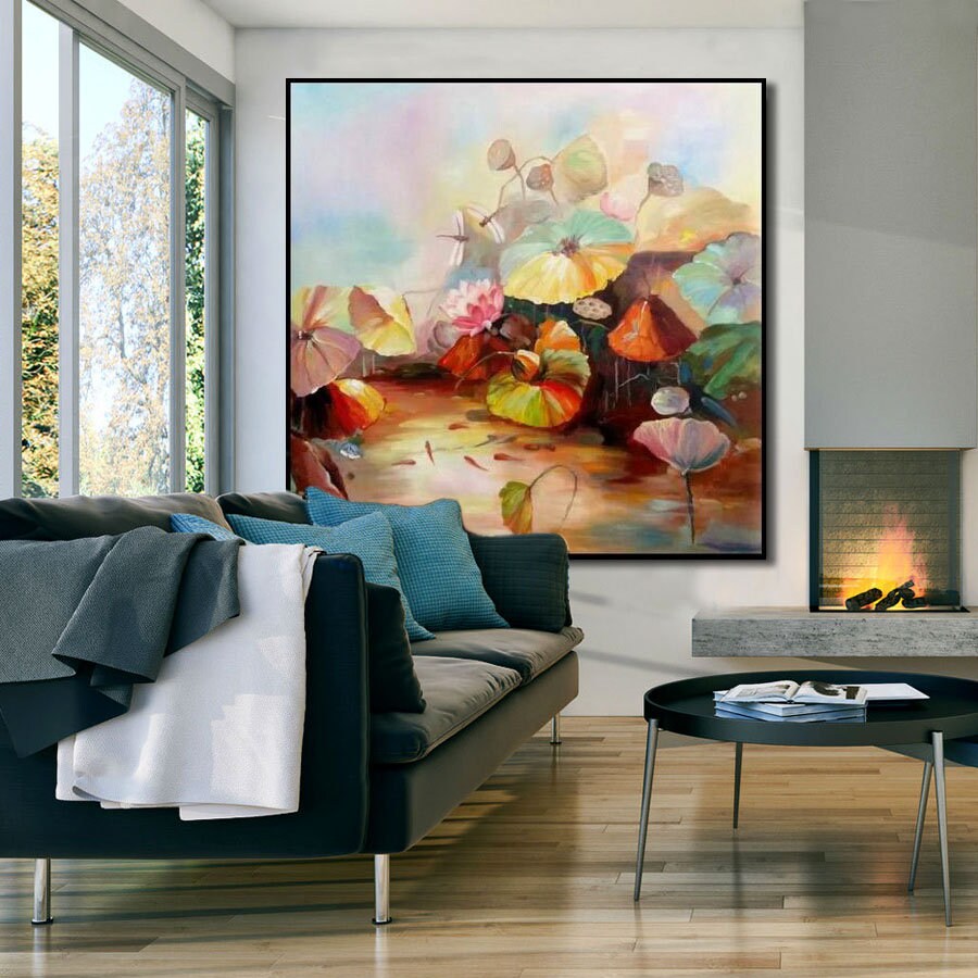 Contemporary wall art Handmade art on canvas Original canvas | Etsy