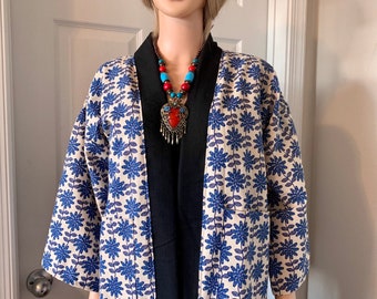 women's short kimono jacket