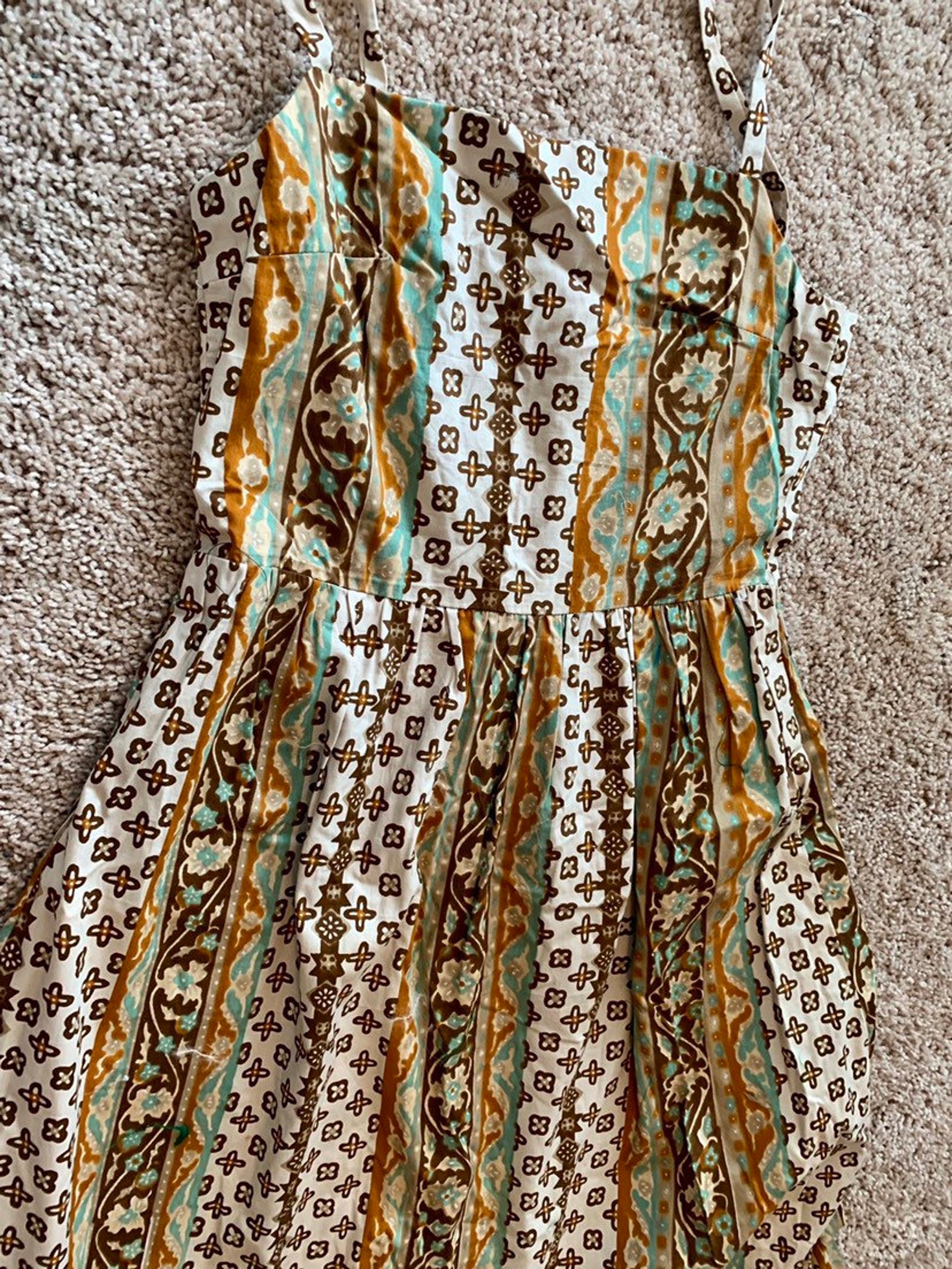 Batik dress. | Etsy