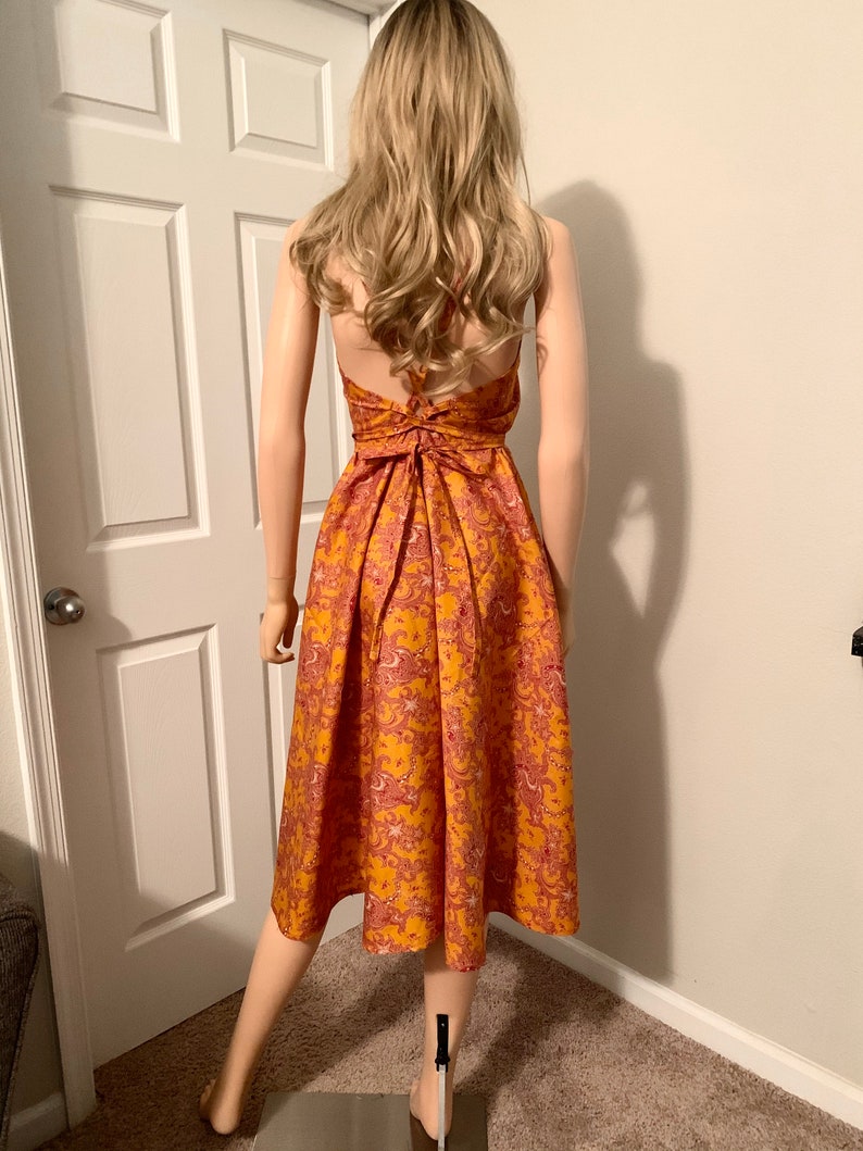 Maxi Dresses Colorful Dress Boho Dress Backless Self Etsy