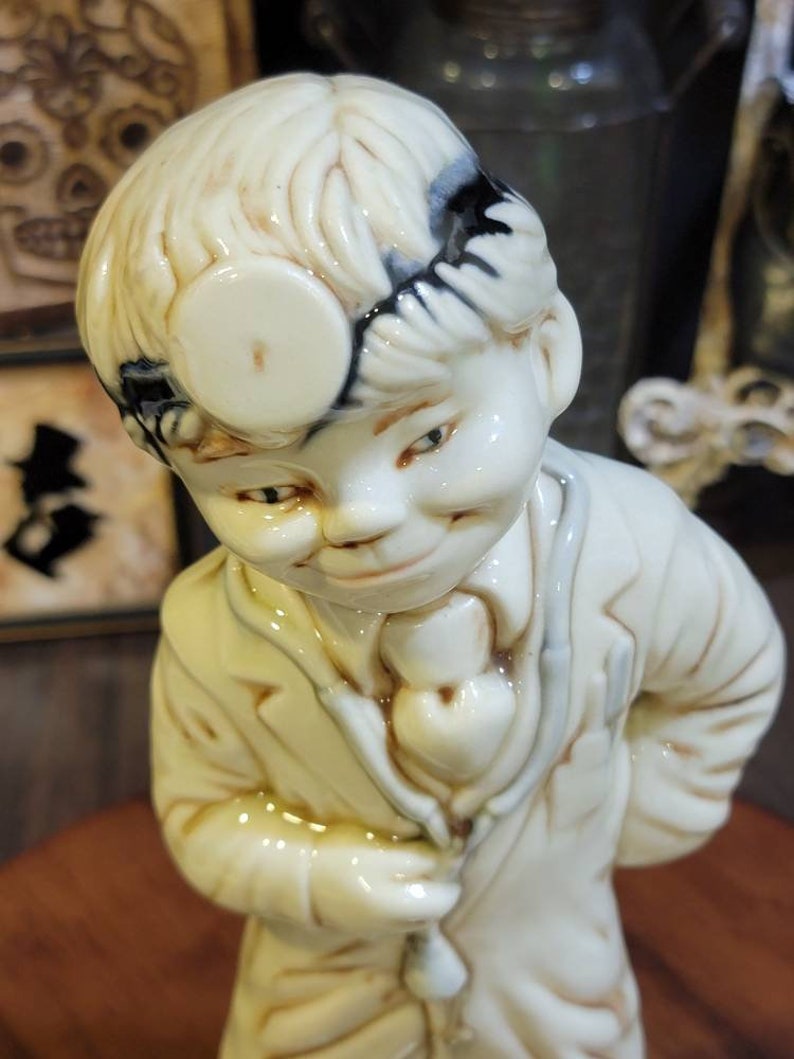 Vintage Little Rascal Boy Doctor Costume W/ Sling Shot Figurine, Doctor ...