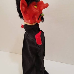 vintage devil hand puppet