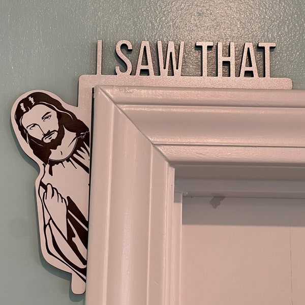 I Saw That Jesus Sign Funny Housewarming Gift | Housewarming Gift Funny | Housewarming Gift for Single Guy | Prank Gift