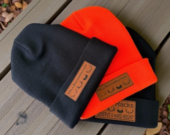 All Racks Matter Hat, Hunting Beanie for Men Blaze Orange