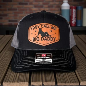 Funny Dad Hat, They Call Me Big Daddy-patch, Richardson 112-snapback