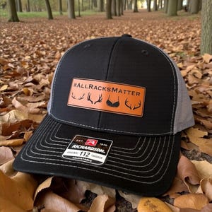 All Racks Matter Hat, Hunting Trucker Hat, Gift for Hunter Husband, Valentine's Day Gift For Boyfriend immagine 15
