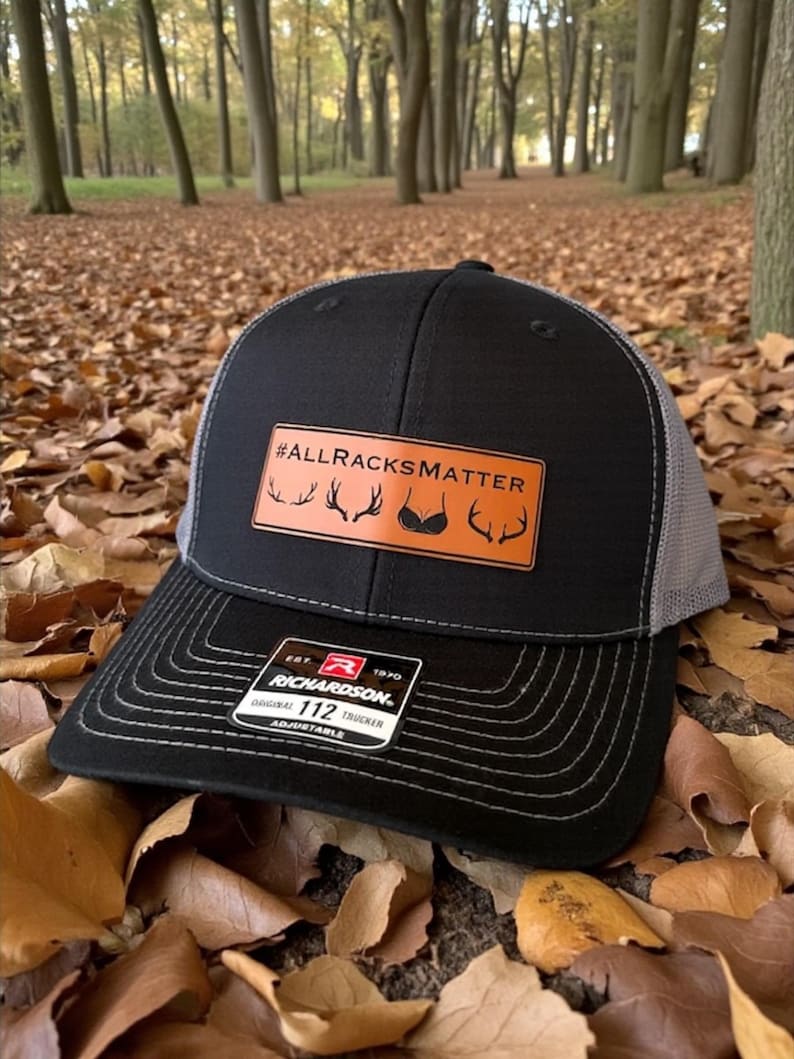 All Racks Matter Hat, Hunting Trucker Hat, Gift for Hunter Husband, Valentine's Day Gift For Boyfriend immagine 15