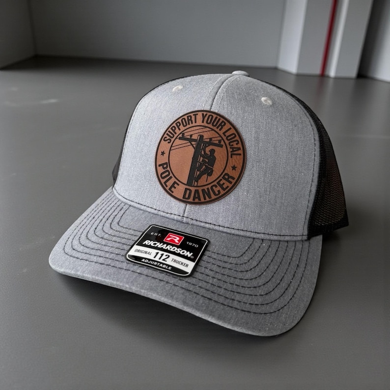 Richardson 112 Lineman Trucker Hat, Journeyman Lineman Gifts For Him, Funny Birthday Gift for Blue Collar Man image 13