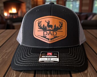 Dad Hunting Hat, Personalized Hunting Gifts for Men, Richardson 112