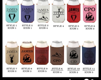 Custom Engraved Can Coolers, Bachelor Party Favors, Groomsmen Gifts, Beer Can Holder