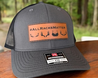 All Racks Matter Hat, Hunting Trucker Hat, Gift for Hunter Husband, Valentine's Day Gift For Boyfriend