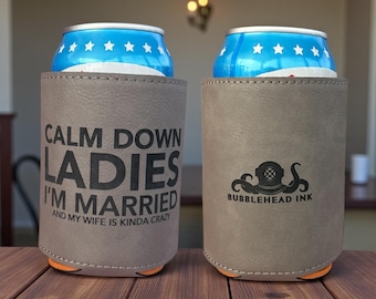 New Husband Gifts, Funny Saying Beer Can Coozie