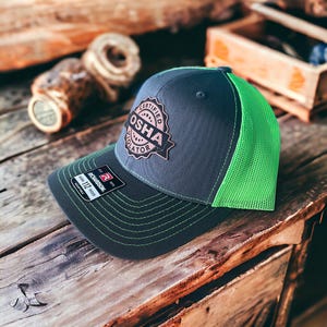 Blue Collar Hat For Men | Certified Osha Violator Hat | Richardson 112 Hat Funny