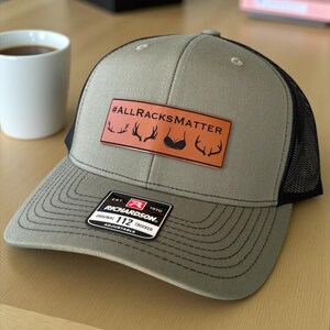 All Racks Matter Hat, Hunting Trucker Hat, Gift for Hunter Husband, Valentine's Day Gift For Boyfriend immagine 14