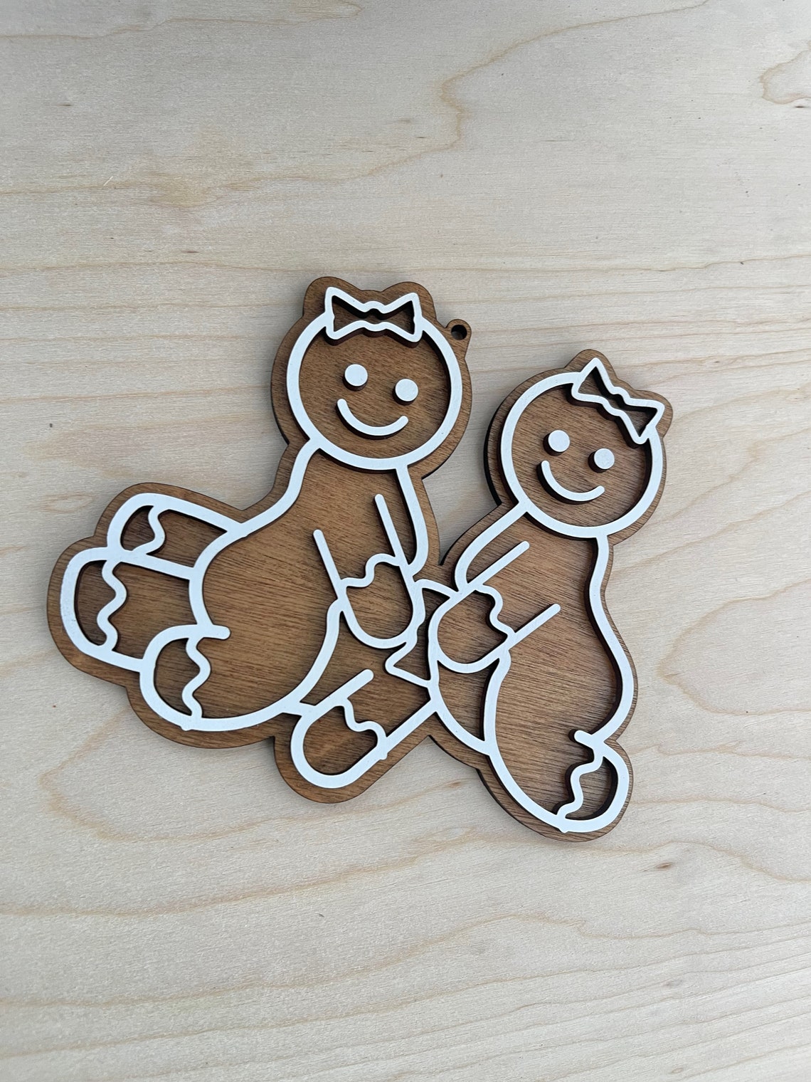Polyamorous Gingerbread Ornament | Naughty Threesome Gift - Etsy