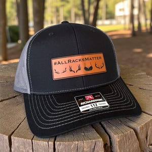 All Racks Matter Hat, Hunting Trucker Hat, Gift for Hunter Husband, Valentine's Day Gift For Boyfriend immagine 16