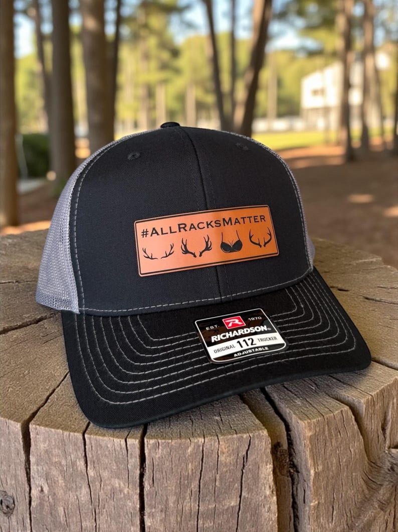 All Racks Matter Hat, Hunting Trucker Hat, Gift for Hunter Husband, Valentine's Day Gift For Boyfriend immagine 16
