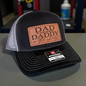 Trucker Hat Adjustable | Snapback Cap | Dad In The Streets Daddy In The Sheets Hat, Birthday Gift for Him, Gift for Husband