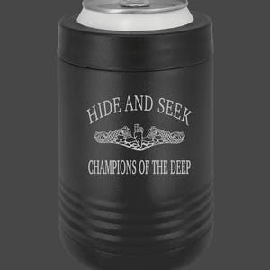 US Navy Submarine Veteran Custom Hard Can Beer Beverage Holder