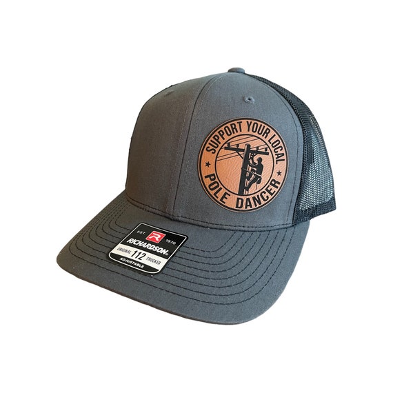 Richardson 112 Lineman Trucker Hat, Journeyman Lineman Gifts For Him, Funny Birthday Gift for Blue Collar Man