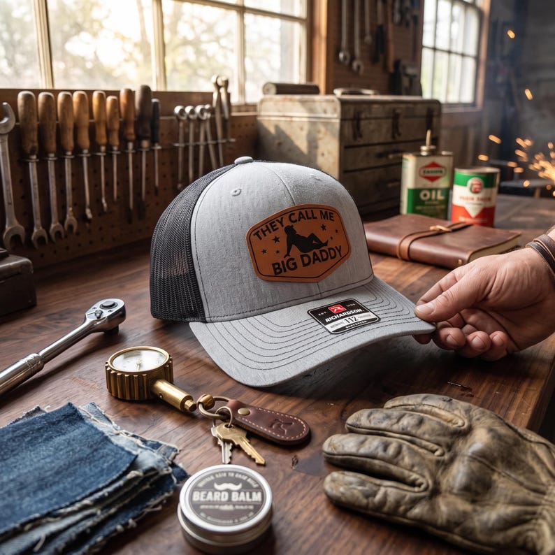 Funny Dad Hat, They Call Me Big Daddy-patch, Richardson 112-snapback afbeelding 10
