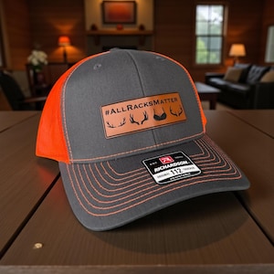 All Racks Matter Hat, Hunting Trucker Hat, Gift for Hunter Husband, Valentine's Day Gift For Boyfriend immagine 17