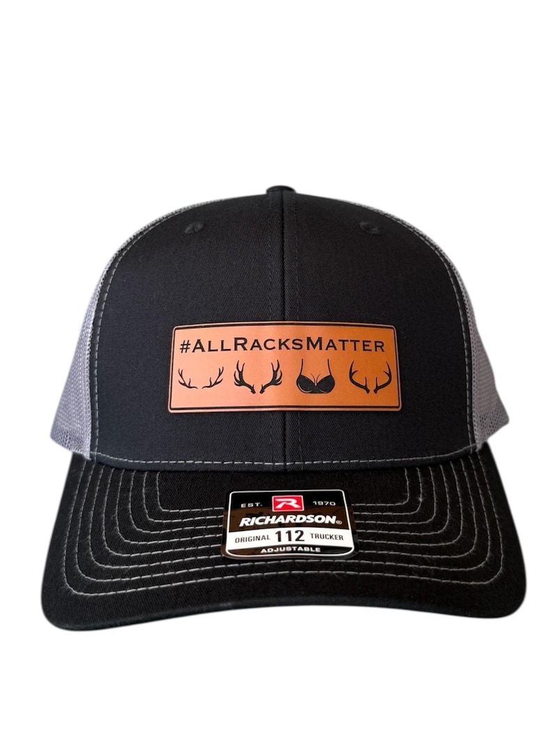 All Racks Matter Hat, Hunting Trucker Hat, Gift for Hunter Husband, Valentine's Day Gift For Boyfriend immagine 10
