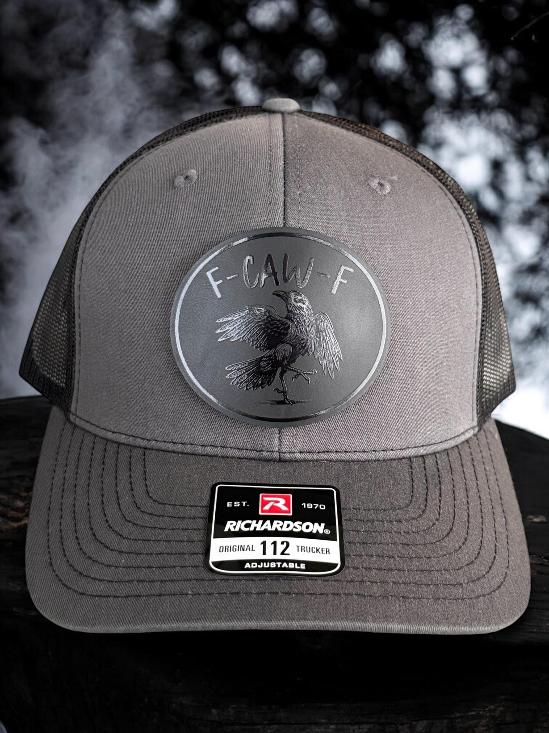 F-Caw-F Crow Hat, verstellbare Vintage-Baseballkappe mit Rabenstickerei, Geschenkidee für Männer,A F-Caw-F Crow Hat, verstellbare Vintage-Baseballkappe mit Rabenstickerei, Geschenkidee für Männer,A