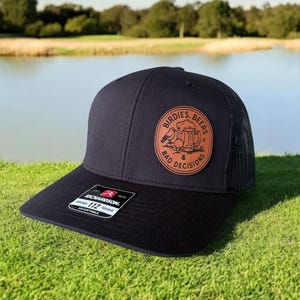 Birdies Brewskies Bad Decisions Hat, Funny Golf Dad Hat, Father’s Day Gift for Him, Trucker Golf Hat, Golf Beer Hat for Men