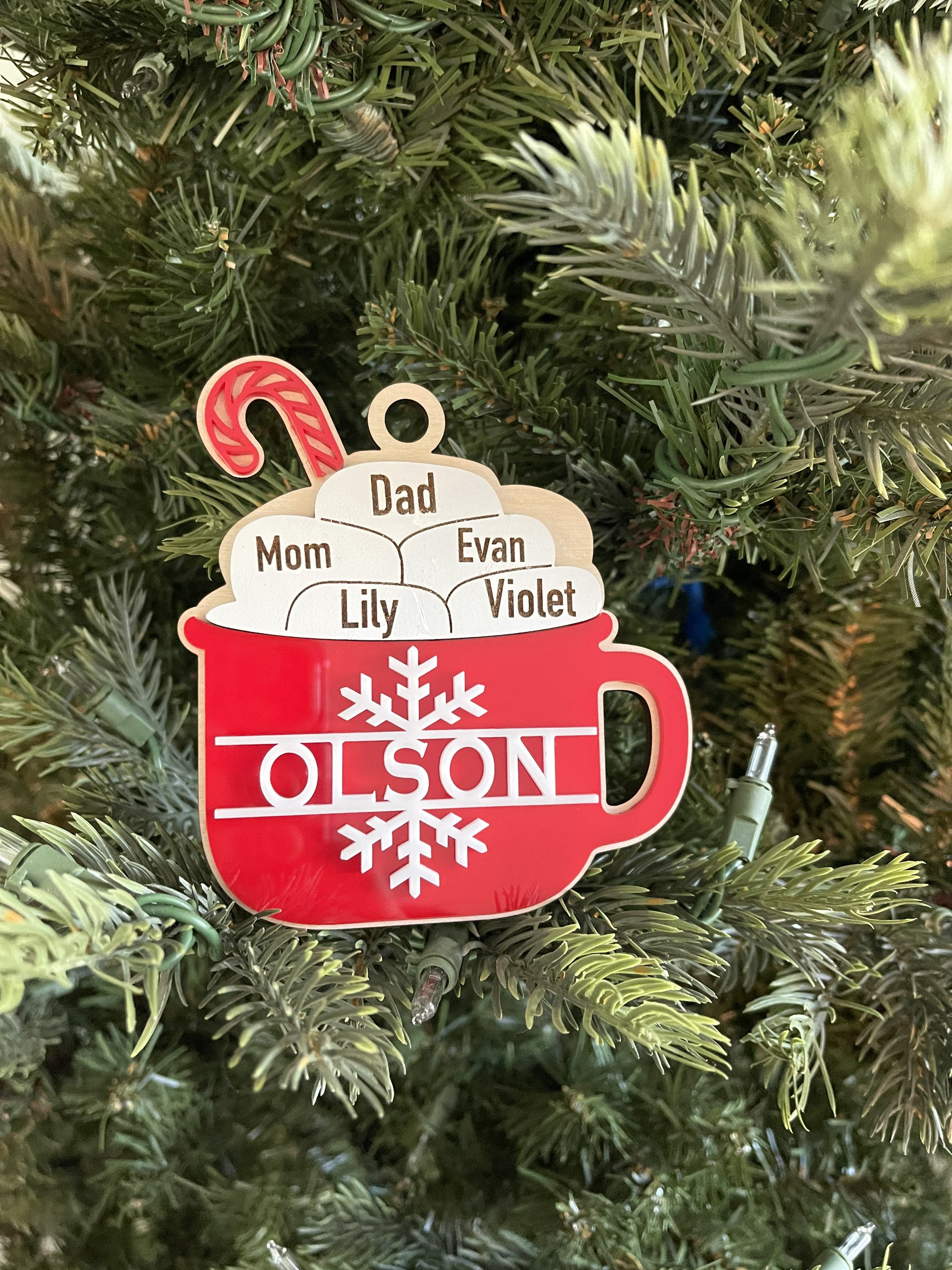 2022 Personalized Christmas Ornaments 2022 Ornament 2022 Etsy