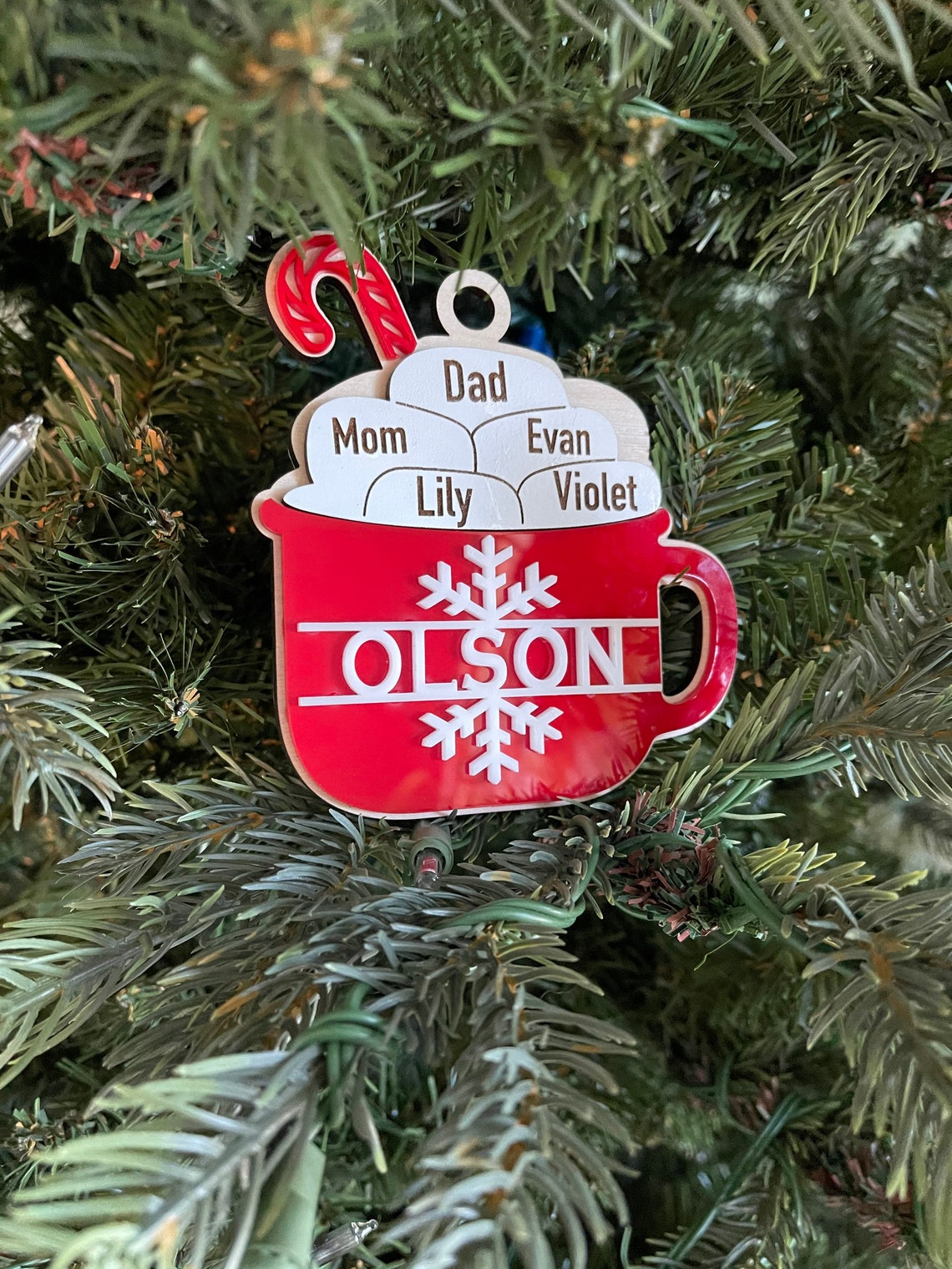 2022 Personalized Christmas Ornaments 2022 Ornament 2022 Etsy
