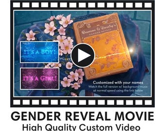 Gender Reveal Video: Once Upon a Baby Magical Theme