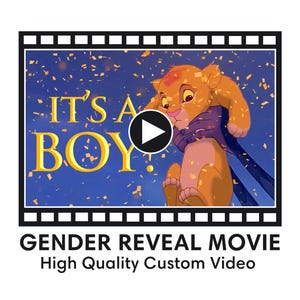 Gender Reveal Video Announcement | Boy or Girl Announcement | Movie-Themed Reveal Idea | Lion King Gender Reveal Movie
